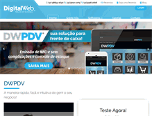 Tablet Screenshot of digitalweb.com.br