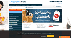 Desktop Screenshot of digitalweb.hu