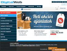 Tablet Screenshot of digitalweb.hu